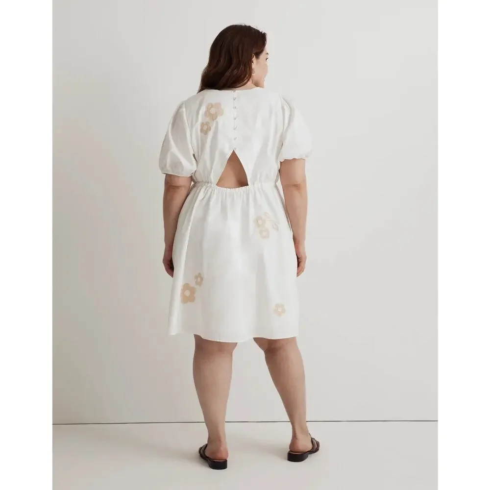 Madewell Plus Annamarie Embroidered Mini Dress - Picture 2 of 10
